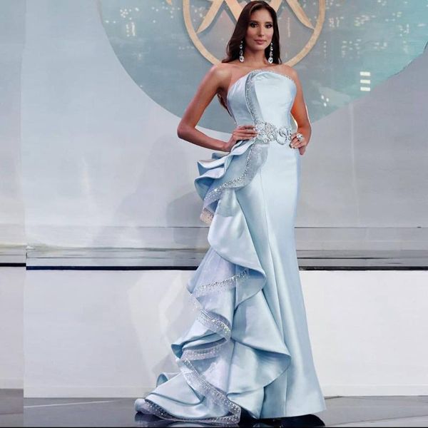 party dresses formal elegant mermaid evening sleeveless ruffles crystals women prom pageant gowns plus size custom made, White;black
party dresses formal elegant mermaid evening sleeveless ruffles crystals women prom pageant gowns plus size custom made, White;black