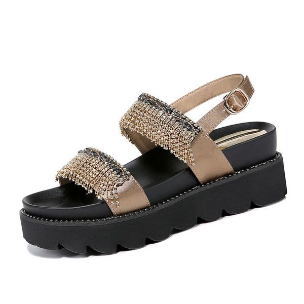 dress shoes woman moolecole fashion women sandals novelty platform 3.5 cm buckle strap 2-139, Black
dress shoes woman moolecole fashion women sandals novelty platform 3.5 cm buckle strap 2-139, Black