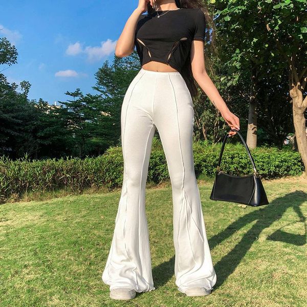 women's pants & capris gaono women solid color flared fashion vintage 90s girls elastic low waist simple style leisure trousers brown/, Black;white
women's pants & capris gaono women solid color flared fashion vintage 90s girls elastic low waist simple style leisure trousers brown/, Black;white