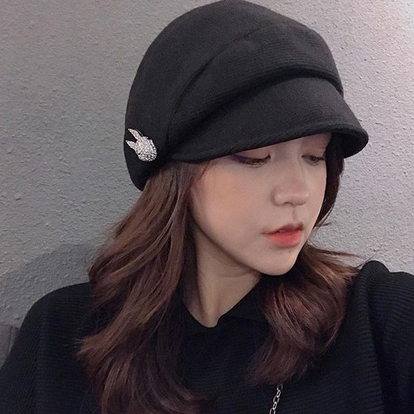 berets &dolphin women rhinestone decorated wool sboy hat ccasual peaked cap korean warm winter windproof cute beret, Blue;gray
berets &dolphin women rhinestone decorated wool sboy hat ccasual peaked cap korean warm winter windproof cute beret, Blue;gray
