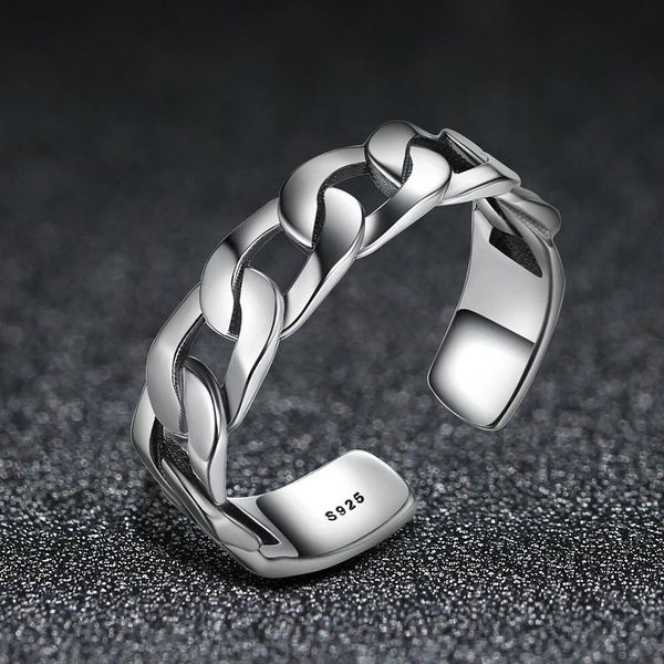 cluster rings vintage 925 sterling silver for women simple twine chain adjustable cuff ring wedding band jewelry, Golden;silver
cluster rings vintage 925 sterling silver for women simple twine chain adjustable cuff ring wedding band jewelry, Golden;silver