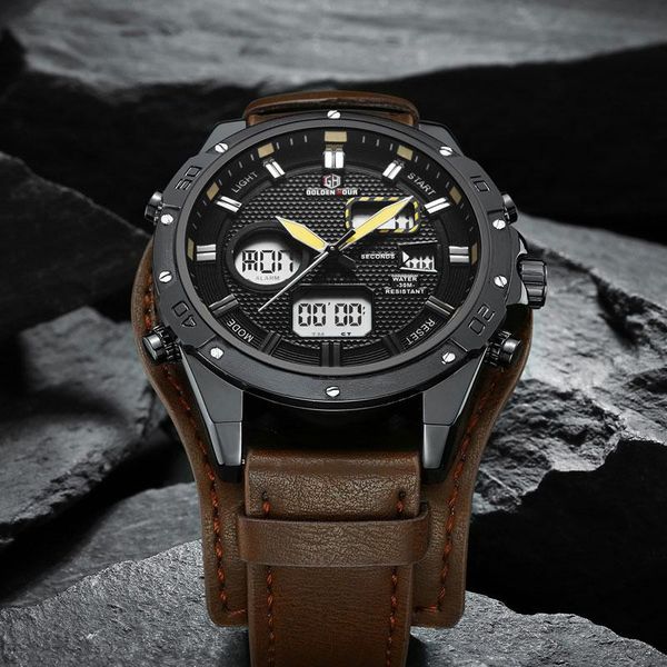 wristwatches golden hour mens watches male clocks date sport military clock leather strap quartz business men watch gift, Slivery;brown
wristwatches golden hour mens watches male clocks date sport military clock leather strap quartz business men watch gift, Slivery;brown