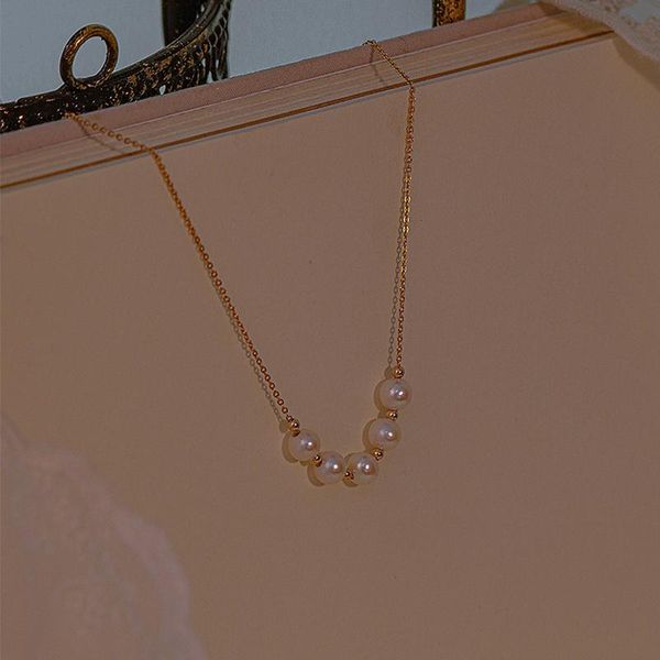chains enshir 925 sterling silver pearl necklace female girl simple fashion golden clavicle chain
chains enshir 925 sterling silver pearl necklace female girl simple fashion golden clavicle chain