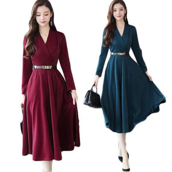 casual dresses fall fashion 2021 women long sleeve bodycon v-neck dress winter midi party autumn elegant clothes vestidos e416, Black;gray
casual dresses fall fashion 2021 women long sleeve bodycon v-neck dress winter midi party autumn elegant clothes vestidos e416, Black;gray