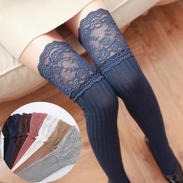 socks & hosiery autumn winter lace stockings warm thigh high over knee long girls ladies women tights, Black;white
socks & hosiery autumn winter lace stockings warm thigh high over knee long girls ladies women tights, Black;white
