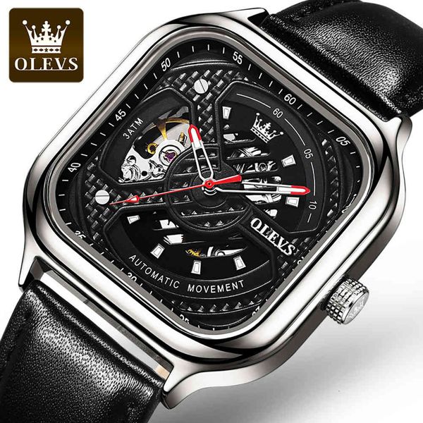 olevs automatic mechanical men watches new leather/steel gaas belt waterproof business clock fashion luxury sports, Slivery;brown
olevs automatic mechanical men watches new leather/steel gaas belt waterproof business clock fashion luxury sports, Slivery;brown