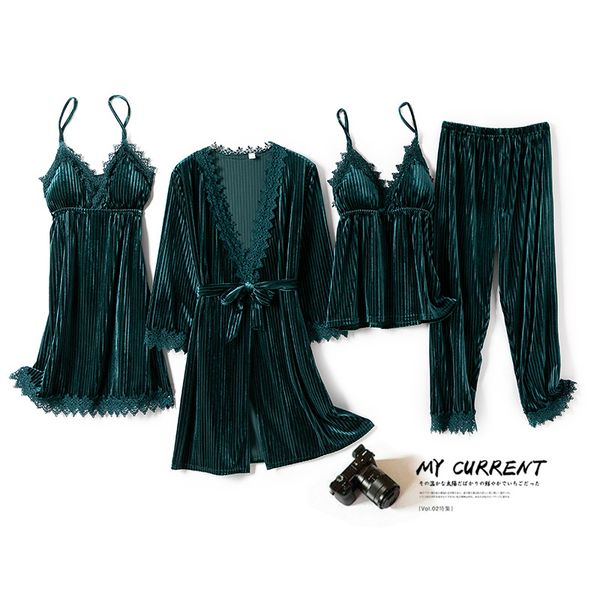 2021pajamas suit women velour sleepwear kimono gown nightwear 2021 autumn new bathrobe soft velvet pyjamas home clothes, Black;red
2021pajamas suit women velour sleepwear kimono gown nightwear 2021 autumn new bathrobe soft velvet pyjamas home clothes, Black;red