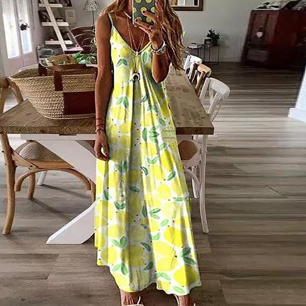 casual dresses 40# sleeveless v-neck printing dress maxi tank long women bohemia summer beach vestido de mujer, Black;gray
casual dresses 40# sleeveless v-neck printing dress maxi tank long women bohemia summer beach vestido de mujer, Black;gray