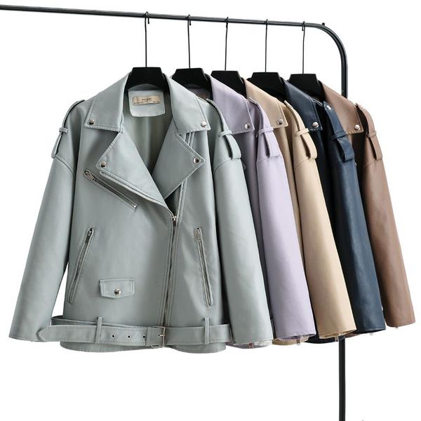 women's leather & faux fashion women loose moto jacket chic streetwear long sleeve coat outerwear korean high street black brand
women's leather & faux fashion women loose moto jacket chic streetwear long sleeve coat outerwear korean high street black brand