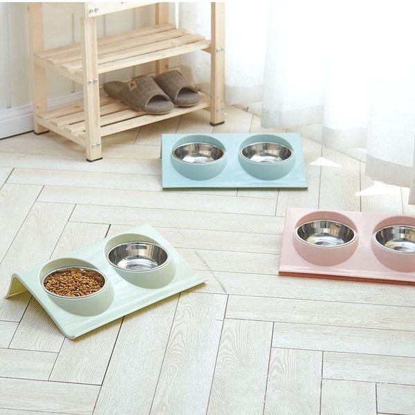 pet double bowls cat dog water feeder stainless steel bowl for cats puppy pets supplies feeding dishes 2 size & feeders
pet double bowls cat dog water feeder stainless steel bowl for cats puppy pets supplies feeding dishes 2 size & feeders