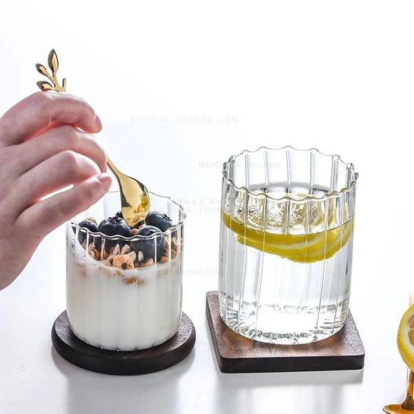 wine glasses 250/450ml transparent glass cup vertical stripe coffee whiskey ice water milk tea yogurt juice cups wedding
wine glasses 250/450ml transparent glass cup vertical stripe coffee whiskey ice water milk tea yogurt juice cups wedding