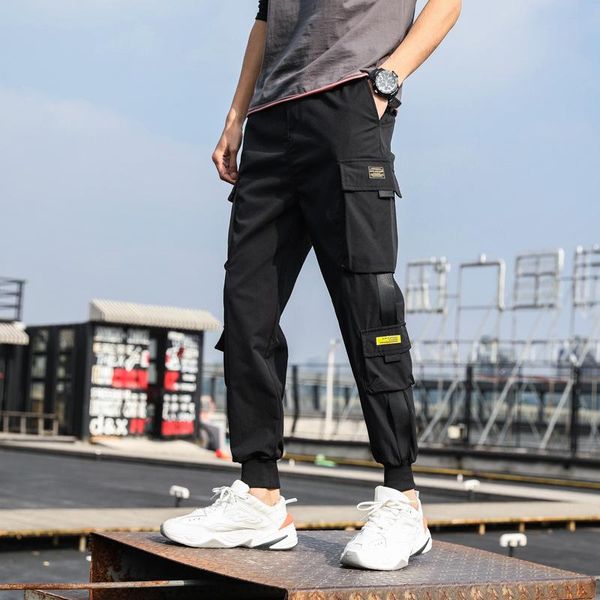 men's jeans casual pants 2021 spring multi pocket small leg overalls loose legged harem, Blue
men's jeans casual pants 2021 spring multi pocket small leg overalls loose legged harem, Blue