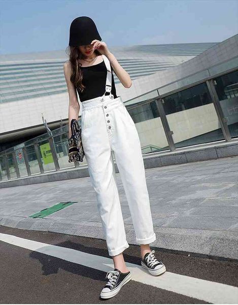 single strap denim jumpsuits girl womens jean high waist loose straight trousers female casual streetwear hip hop overalls, Blue
single strap denim jumpsuits girl womens jean high waist loose straight trousers female casual streetwear hip hop overalls, Blue