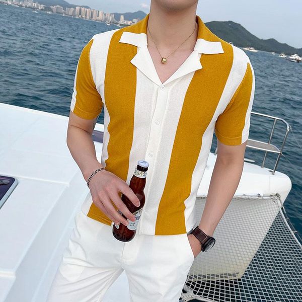 men's polos summer holiday style men shirts short sleeve fashion patchwork color slim fit casual knitted tee shirt homme, White;black
men's polos summer holiday style men shirts short sleeve fashion patchwork color slim fit casual knitted tee shirt homme, White;black