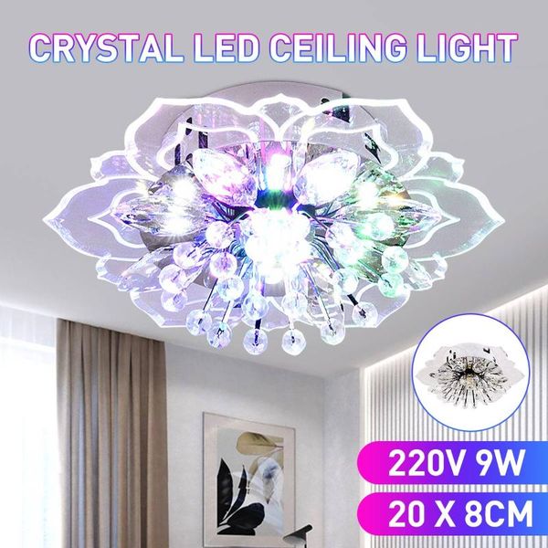 ceiling lights modern led crystal light for hallway living room lamp bedroom kitchen white/colorful 9w
ceiling lights modern led crystal light for hallway living room lamp bedroom kitchen white/colorful 9w