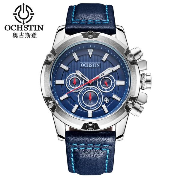wristwatches ochstin brand fashion casual men chronograph clock military sports watches leather strap luxury luminous quartz wrist watch, Slivery;brown
wristwatches ochstin brand fashion casual men chronograph clock military sports watches leather strap luxury luminous quartz wrist watch, Slivery;brown