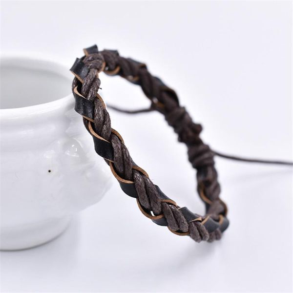 charm bracelets waterproof woven wax thread leather wrap bracelet simple rope knot friendship for men and women adjustable, Golden;silver
charm bracelets waterproof woven wax thread leather wrap bracelet simple rope knot friendship for men and women adjustable, Golden;silver