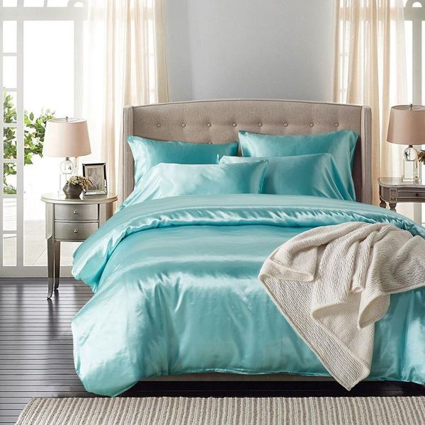bedding sets luxury silk 2/3pcs set duvet cover with pillowcase green double king size comfortable bed linen no sheet
bedding sets luxury silk 2/3pcs set duvet cover with pillowcase green double king size comfortable bed linen no sheet