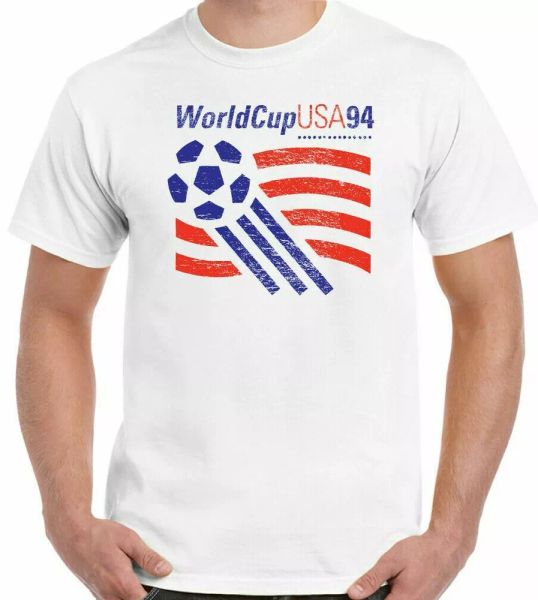 usa 94 t-shirt mens retro world cup football final 1994 soccer jersey kit, White;black
usa 94 t-shirt mens retro world cup football final 1994 soccer jersey kit, White;black