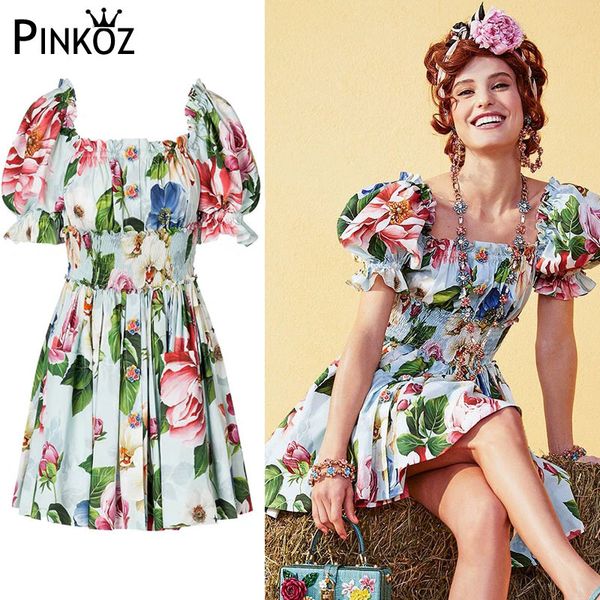 fashion designer dress spring summer women dress puff sleeve rose floral-print mini es boho party dinner beach 210421, White
fashion designer dress spring summer women dress puff sleeve rose floral-print mini es boho party dinner beach 210421, White