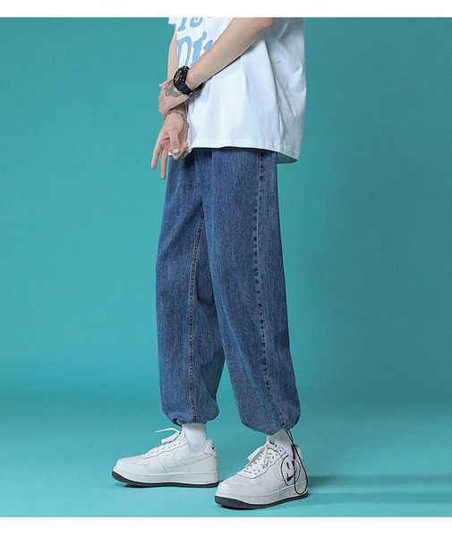 men's jeans 2021 spring summer men streetwear male high waist straight denim pants fashions mens ankle-length solid oversize d79, Blue
men's jeans 2021 spring summer men streetwear male high waist straight denim pants fashions mens ankle-length solid oversize d79, Blue