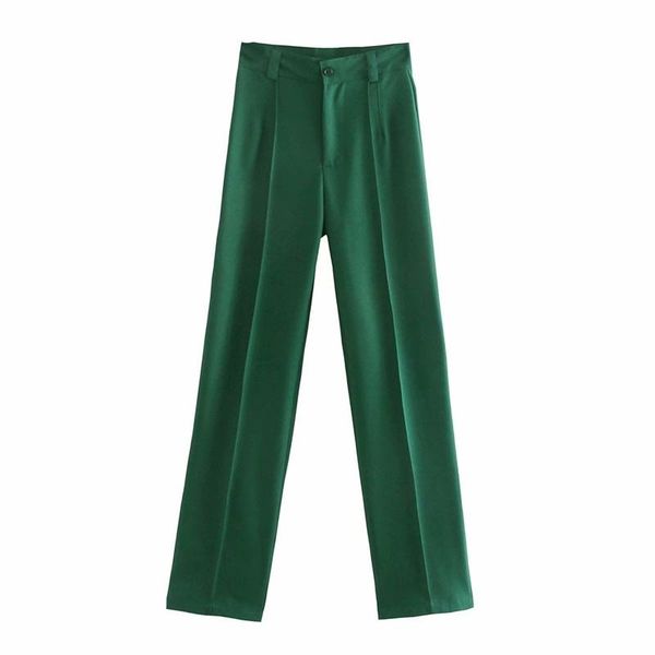 women's pants & capris 2021 women fashion solid color office wear straight vintage high waist zipper female long trousers streetwear, Black;white
women's pants & capris 2021 women fashion solid color office wear straight vintage high waist zipper female long trousers streetwear, Black;white