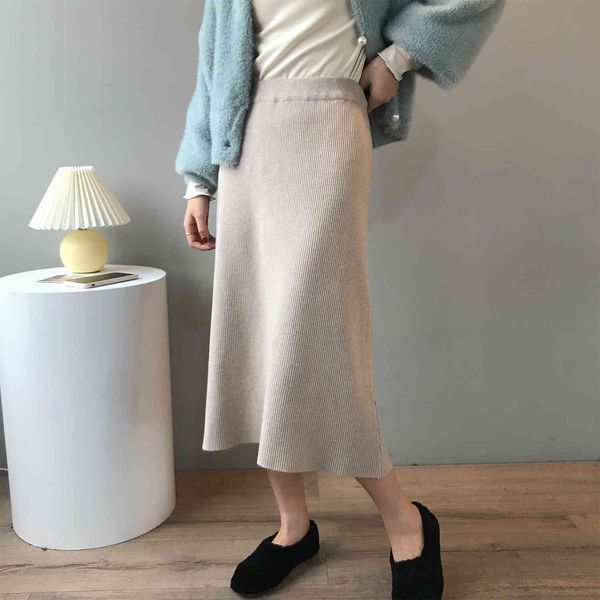 skirt Waist Pure Color Autumn Knitted A-Line Thick Long Women Skirt Faldas Jupe Femme Saia, Black
skirt Waist Pure Color Autumn Knitted A-Line Thick Long Women Skirt Faldas Jupe Femme Saia, Black
