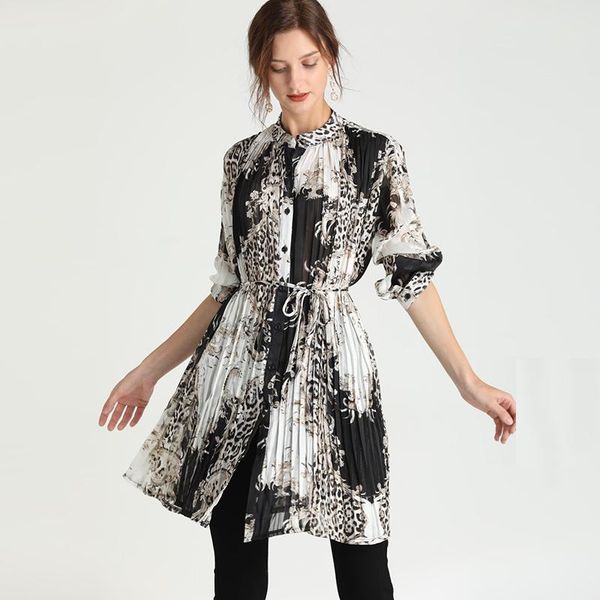 casual dresses shirt dress chiffon plus size lady 2021 spring oversized black print sashes fashion loose, Black;gray
casual dresses shirt dress chiffon plus size lady 2021 spring oversized black print sashes fashion loose, Black;gray