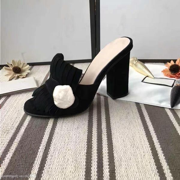 classic thick cowhide heels shoe women 100% size suede 35----41-42 leather slippers slides woman metal beach lazy sandals high heeled s upge, Black
classic thick cowhide heels shoe women 100% size suede 35----41-42 leather slippers slides woman metal beach lazy sandals high heeled s upge, Black