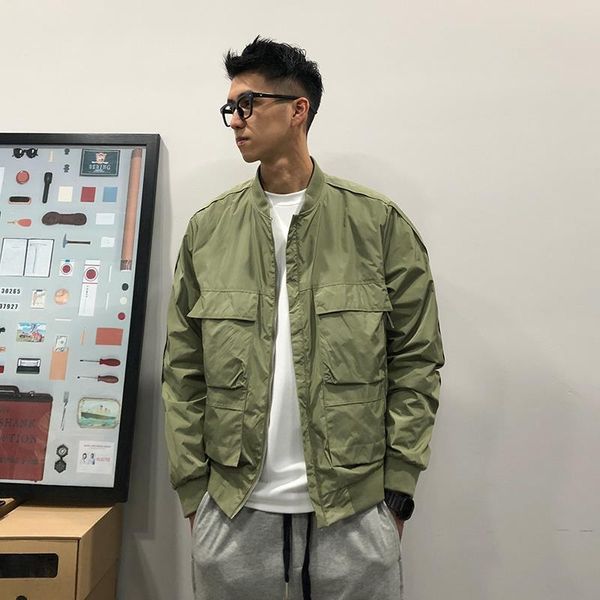 men's jackets 2021 spring and autumn thin flight jacket baseball collar trend handsome all-match overalls, Black;brown
men's jackets 2021 spring and autumn thin flight jacket baseball collar trend handsome all-match overalls, Black;brown