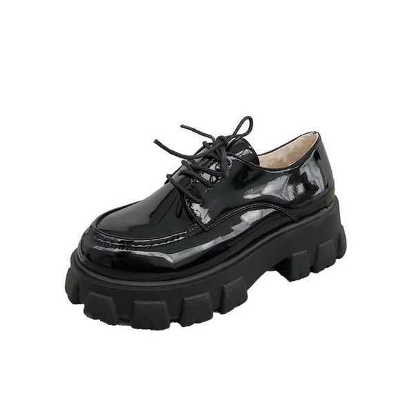 small leather shoes women's british style autumn and winter casual all-match trifle thick bottom retro lace-up black w boots
small leather shoes women's british style autumn and winter casual all-match trifle thick bottom retro lace-up black w boots