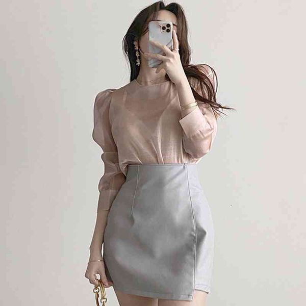 dress vintage suits spring women two outfits long sleeve slightly transpant blouse + high waist mini skirt piece jdec dmgs, Black;gray
dress vintage suits spring women two outfits long sleeve slightly transpant blouse + high waist mini skirt piece jdec dmgs, Black;gray