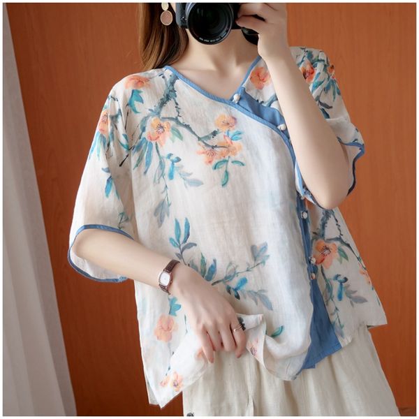 chinese style womens clothing summer 2021 cheongsam thin linen loose casual vintage tshirt hanfu ladies chinese 11092, Red
chinese style womens clothing summer 2021 cheongsam thin linen loose casual vintage tshirt hanfu ladies chinese 11092, Red