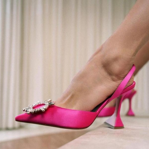 dress shoes women pumps luxury crystal slingback high heels summer bride comfortable triangle heeled party wedding, Black
dress shoes women pumps luxury crystal slingback high heels summer bride comfortable triangle heeled party wedding, Black