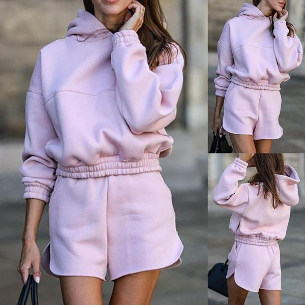 women's tracksuits women autumn winter solid color long sleeve hoodie blouse shirt two-piece outfit, Gray
women's tracksuits women autumn winter solid color long sleeve hoodie blouse shirt two-piece outfit, Gray
