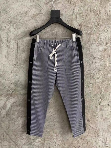 men's pants discounted men streetwear striped distressed ankle length, Black
men's pants discounted men streetwear striped distressed ankle length, Black