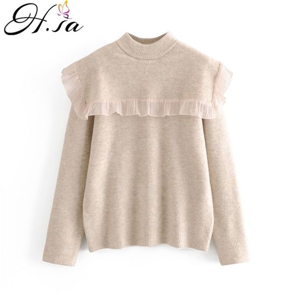 women fashion korean style sweater and pullovers long sleeve knitted jumpers khaki gauze lace stitch kawaii knit pull 210430, White;black
women fashion korean style sweater and pullovers long sleeve knitted jumpers khaki gauze lace stitch kawaii knit pull 210430, White;black