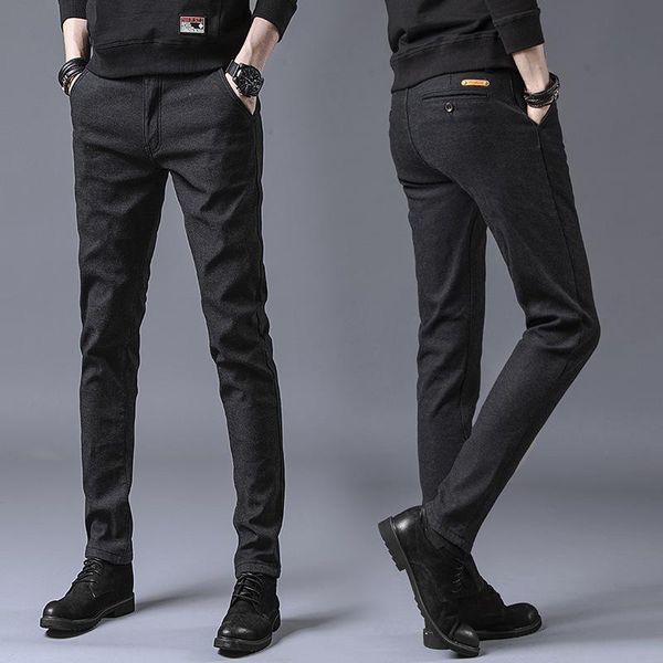 men's pants 2021 spring multicolor casual business fashion elastic solid color slim fit wx1, Black
men's pants 2021 spring multicolor casual business fashion elastic solid color slim fit wx1, Black