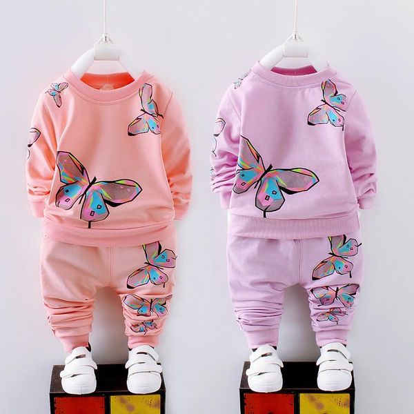 clothing sets baby girl clothes spring and autumn long-sleeved cotton suit butterfly print casual sportswear two-piece, White
clothing sets baby girl clothes spring and autumn long-sleeved cotton suit butterfly print casual sportswear two-piece, White