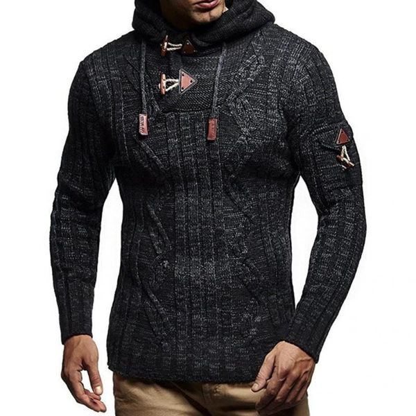 men's sweaters pullover hooded elastic casual machine wash men knitwear winter sweater for ice skating, White;black
men's sweaters pullover hooded elastic casual machine wash men knitwear winter sweater for ice skating, White;black
