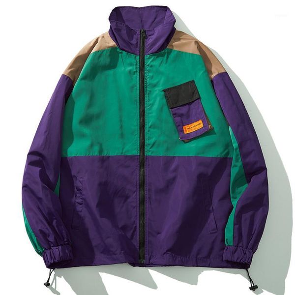 men's jackets color block patchwork vintage coats men hip hop jacket casual streetwear zip up fashion bomber outwear track windbreaker, Black;brown
men's jackets color block patchwork vintage coats men hip hop jacket casual streetwear zip up fashion bomber outwear track windbreaker, Black;brown