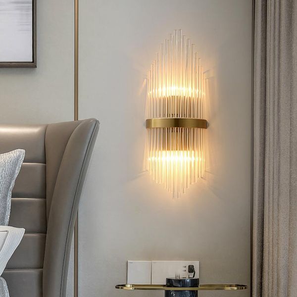 wall lamp modern luxury led crystal for living room bedroom bedside corridor aisle copper golden lustre sconce lighting fixtures
wall lamp modern luxury led crystal for living room bedroom bedside corridor aisle copper golden lustre sconce lighting fixtures
