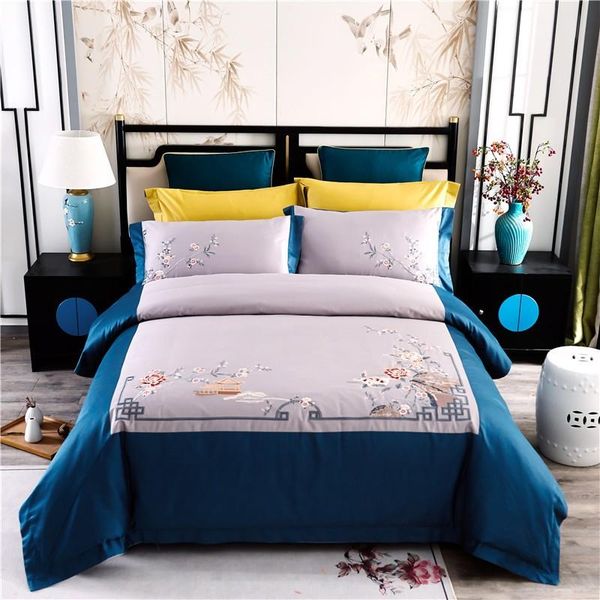 vintage chinoiserie embroidery duvet cover with zipper soft cotton patchwork bedding 1pc bed seet 2 pillowcases sets
vintage chinoiserie embroidery duvet cover with zipper soft cotton patchwork bedding 1pc bed seet 2 pillowcases sets