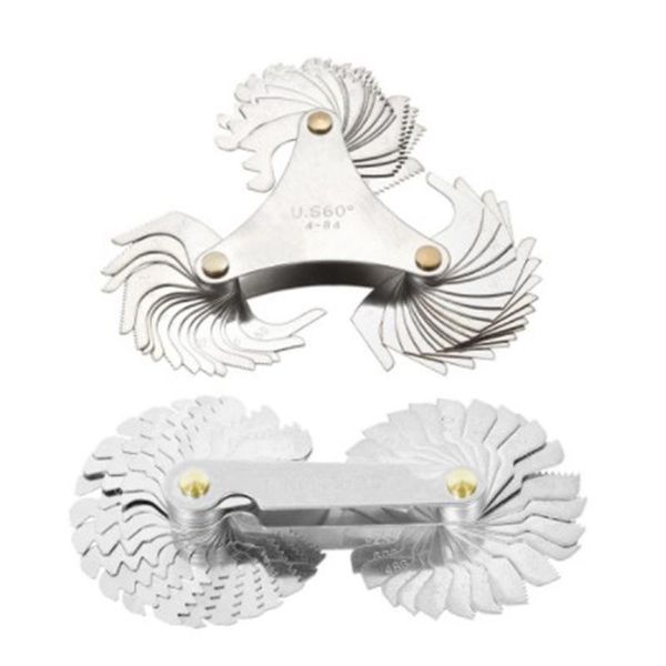 thread gauge pitch cutting gages measuring tool sae type metric 60° 55° storage bags
thread gauge pitch cutting gages measuring tool sae type metric 60° 55° storage bags