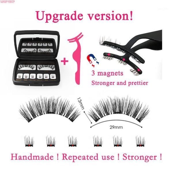 eyelashes natural long 25mm wispy lashes strips 3 magnet fake mink eye extension supplies 3d/6d false magnetic1
eyelashes natural long 25mm wispy lashes strips 3 magnet fake mink eye extension supplies 3d/6d false magnetic1