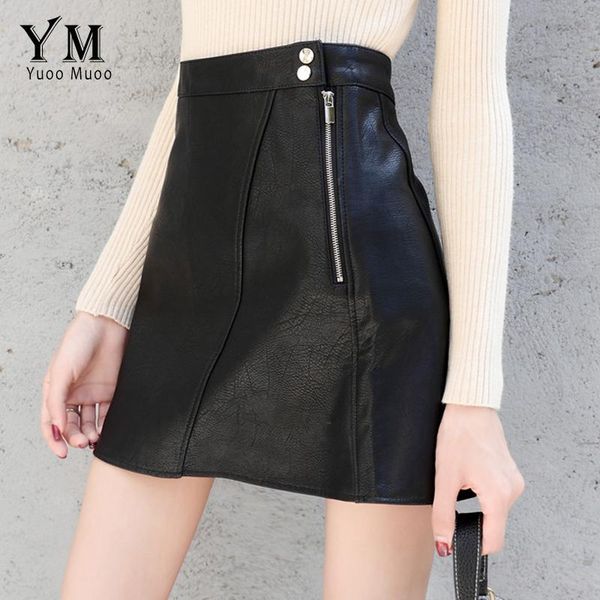 skirts yuoomuoo fashion zipper design pu high waist skirt black mini for women autumn and winter bodycon bottoms
skirts yuoomuoo fashion zipper design pu high waist skirt black mini for women autumn and winter bodycon bottoms