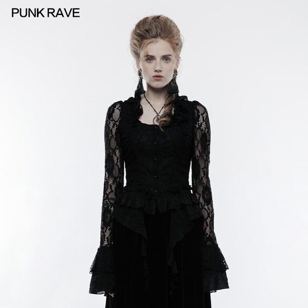 punk rock steampunk victorian gothic lace women long sleeves fashion tee shirt wy829 women's t-shirt, White
punk rock steampunk victorian gothic lace women long sleeves fashion tee shirt wy829 women's t-shirt, White