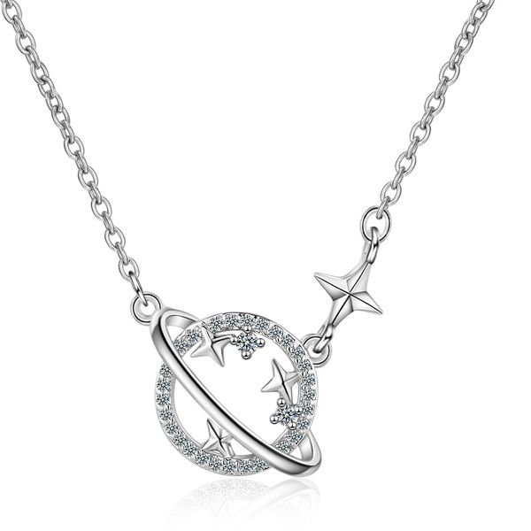 budrovky fashion simple jewelry sweet dream planet star clavicle chain necklaces cubic zircon necklace for women giftdio chan contact, Silver
budrovky fashion simple jewelry sweet dream planet star clavicle chain necklaces cubic zircon necklace for women giftdio chan contact, Silver