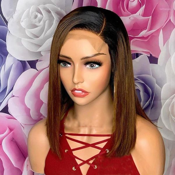 inches short bob brazilian human hair lace front wig with natural hairline left part baby for black women wigs1, Black;brown
inches short bob brazilian human hair lace front wig with natural hairline left part baby for black women wigs1, Black;brown