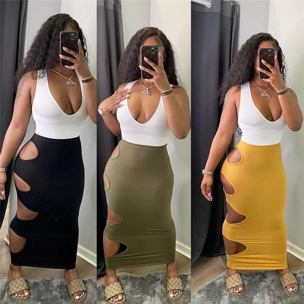 skirts thorn tree side hollow out women clubwear 2021 summer high waist bodycon ribbed solid long maxi pencil, Black
skirts thorn tree side hollow out women clubwear 2021 summer high waist bodycon ribbed solid long maxi pencil, Black